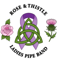Rose & Thistle Ladies Pipe Band crest