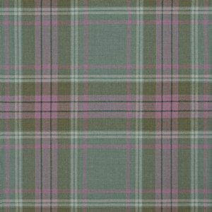 Close-up swatch of the Spirit of Scotland Weathered tartan